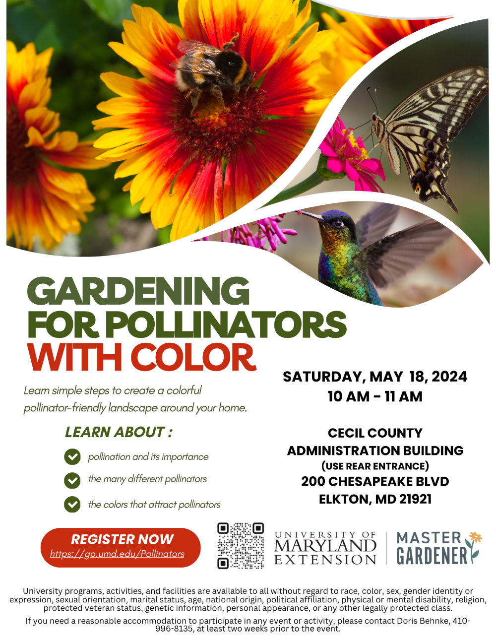 Gardening for Pollinators Flyer