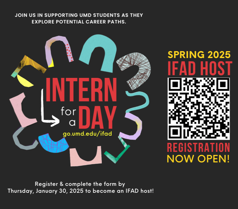 Intern for a day graphic