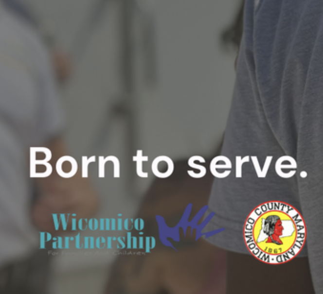 Image that reads "Born to Serve"