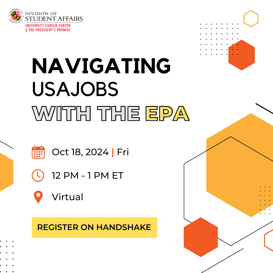 Promotional image for Navigating USAJobs event