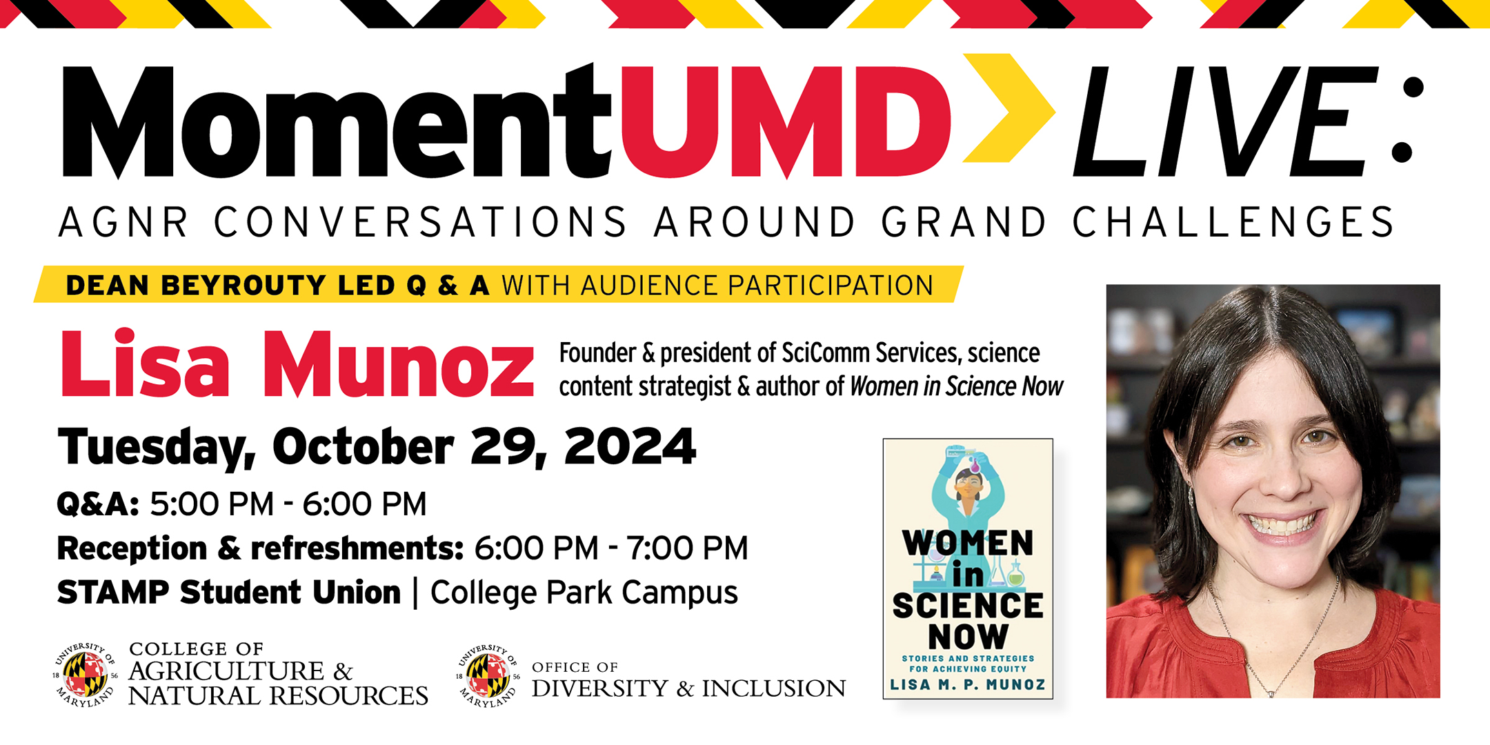 MomentUMD Live with Lisa Munoz graphic