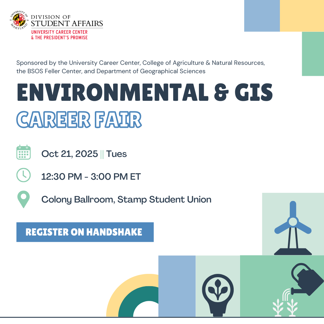Promotional Image for Environmental & GIS Career Fair
