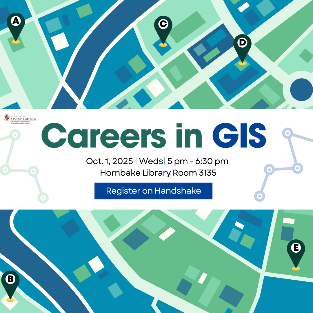 Promotional image for Careers in GIS