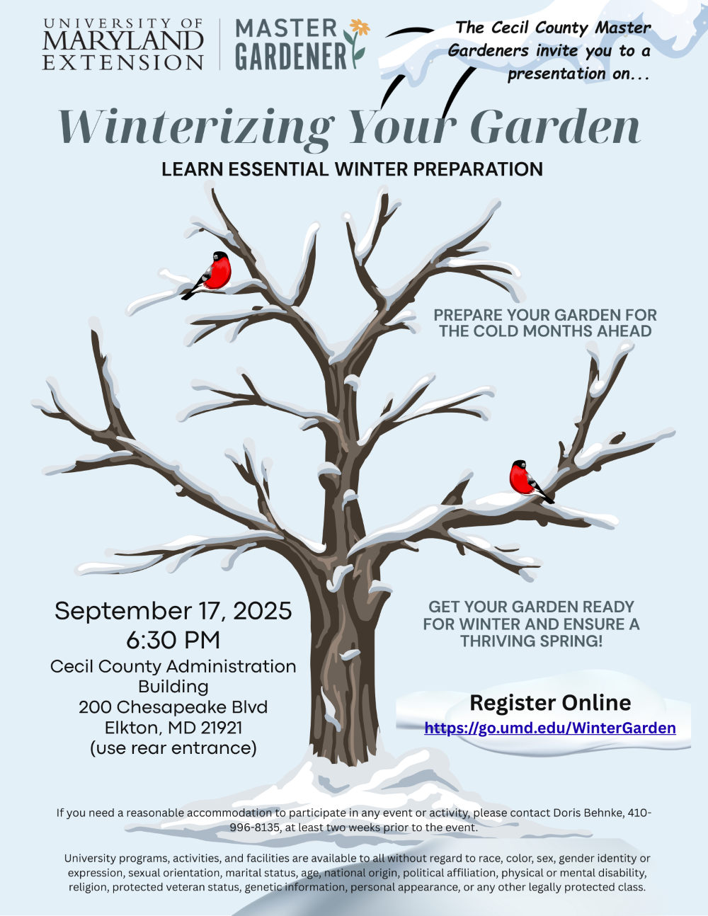 Winterizing Your Garden Flyer