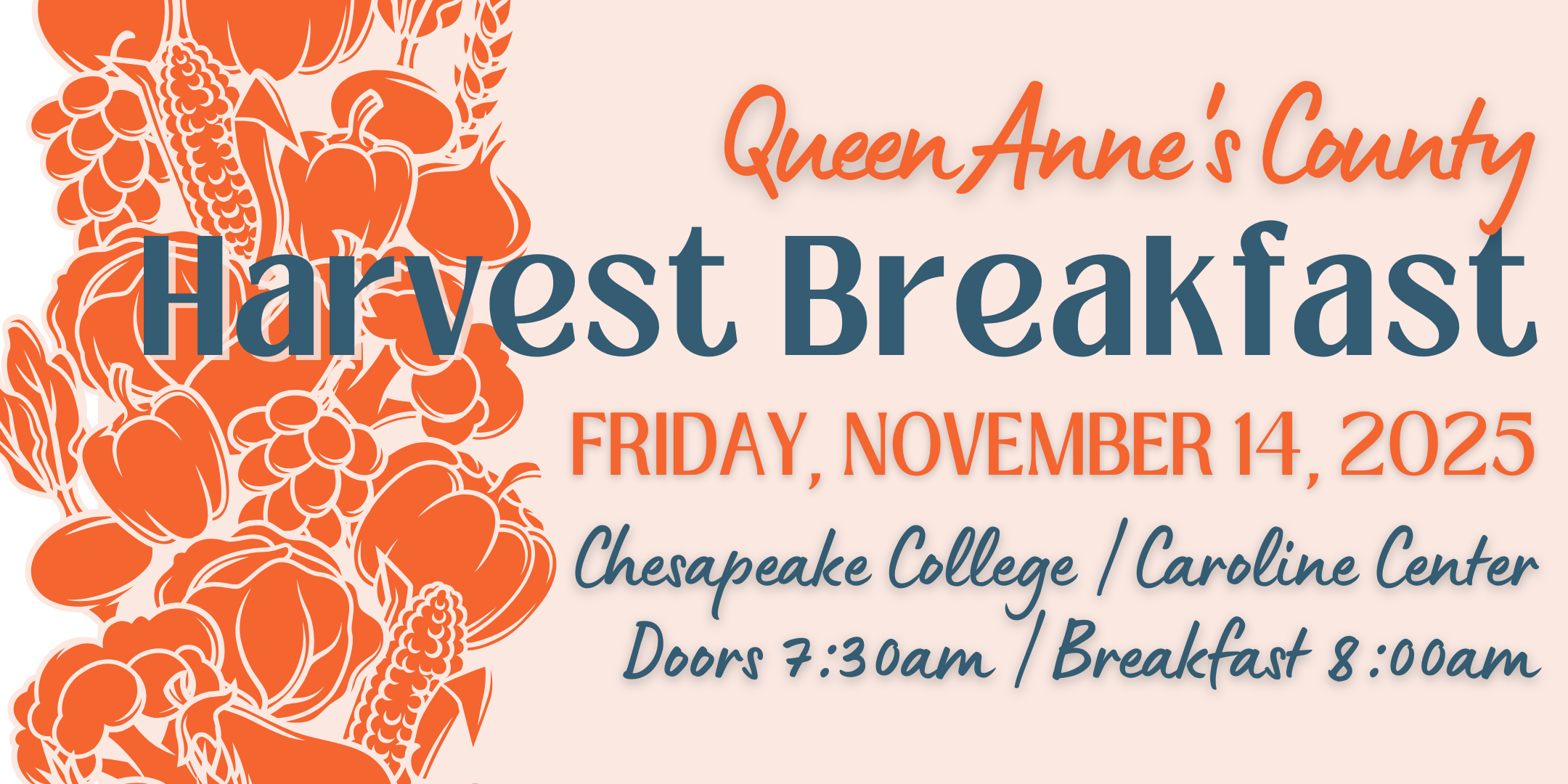 Queen Anne's County Harvest Breakfast Header