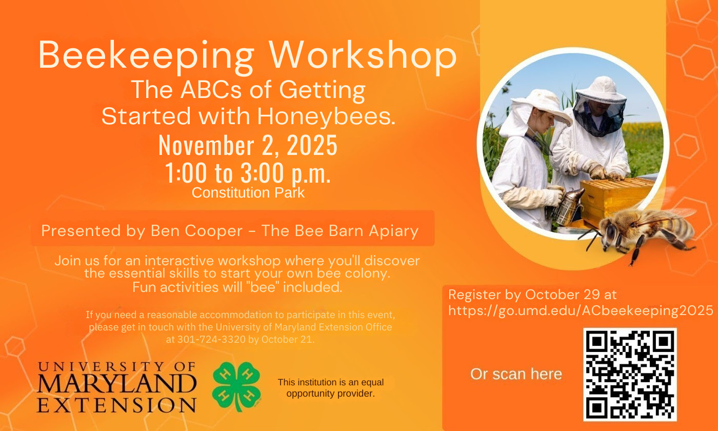Allegany County Beekeeping Workshop: the ABC's of Getting Started with Honeybees for 4-Hers