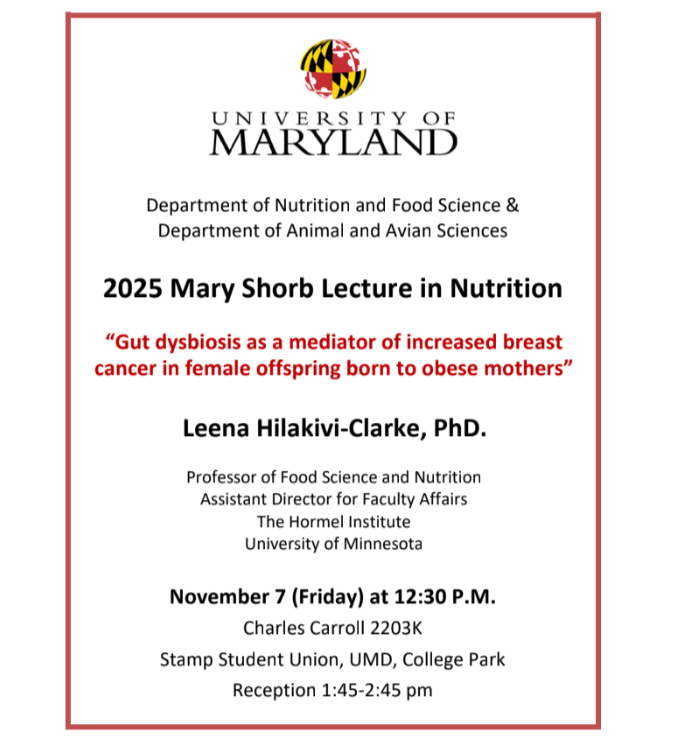 Mary Shorb Lecture Info Sheet