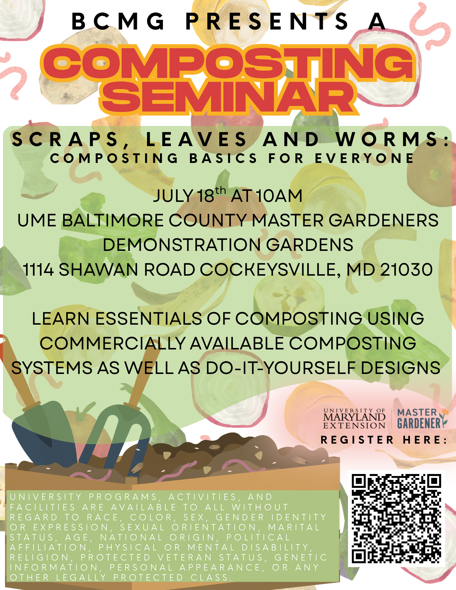 Flyer for event with date and time.