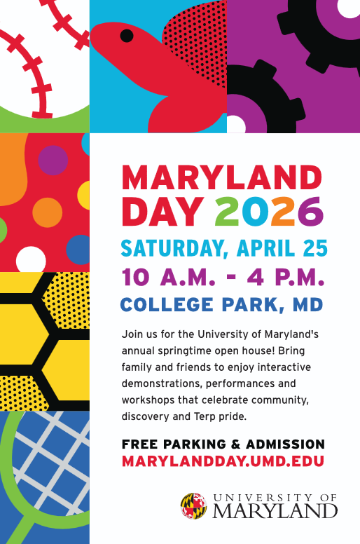 Flyer for Maryland Day
