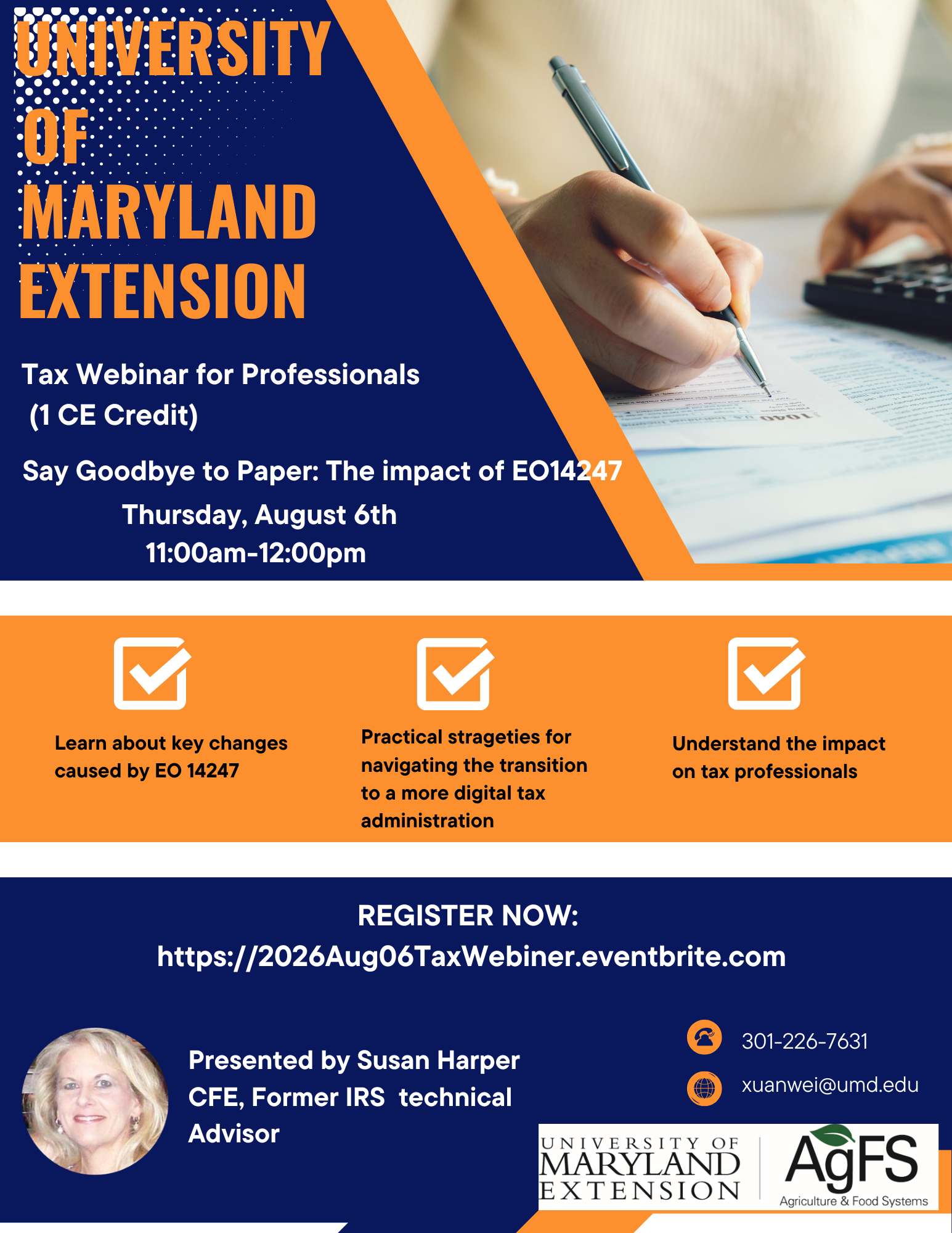 UME Tax Webinar for Professionals 