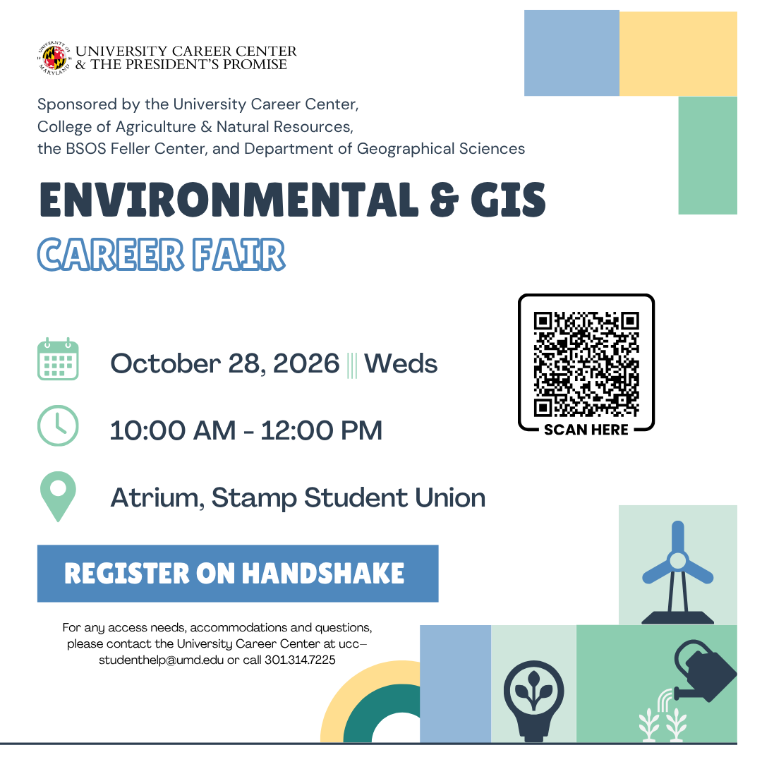 Promo image for Environmental & GIS Career Fair