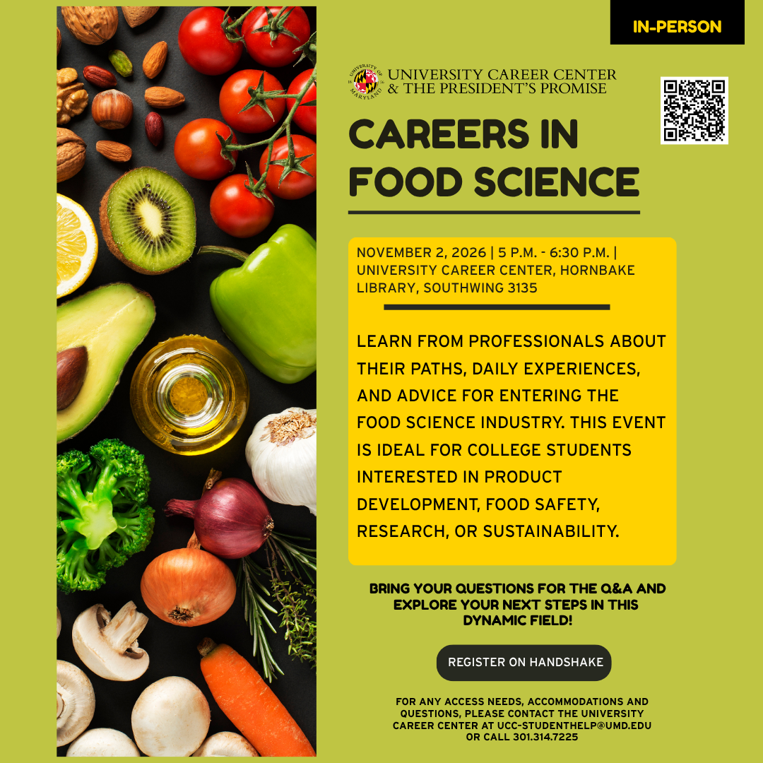 Promo image for Careers in Food Science