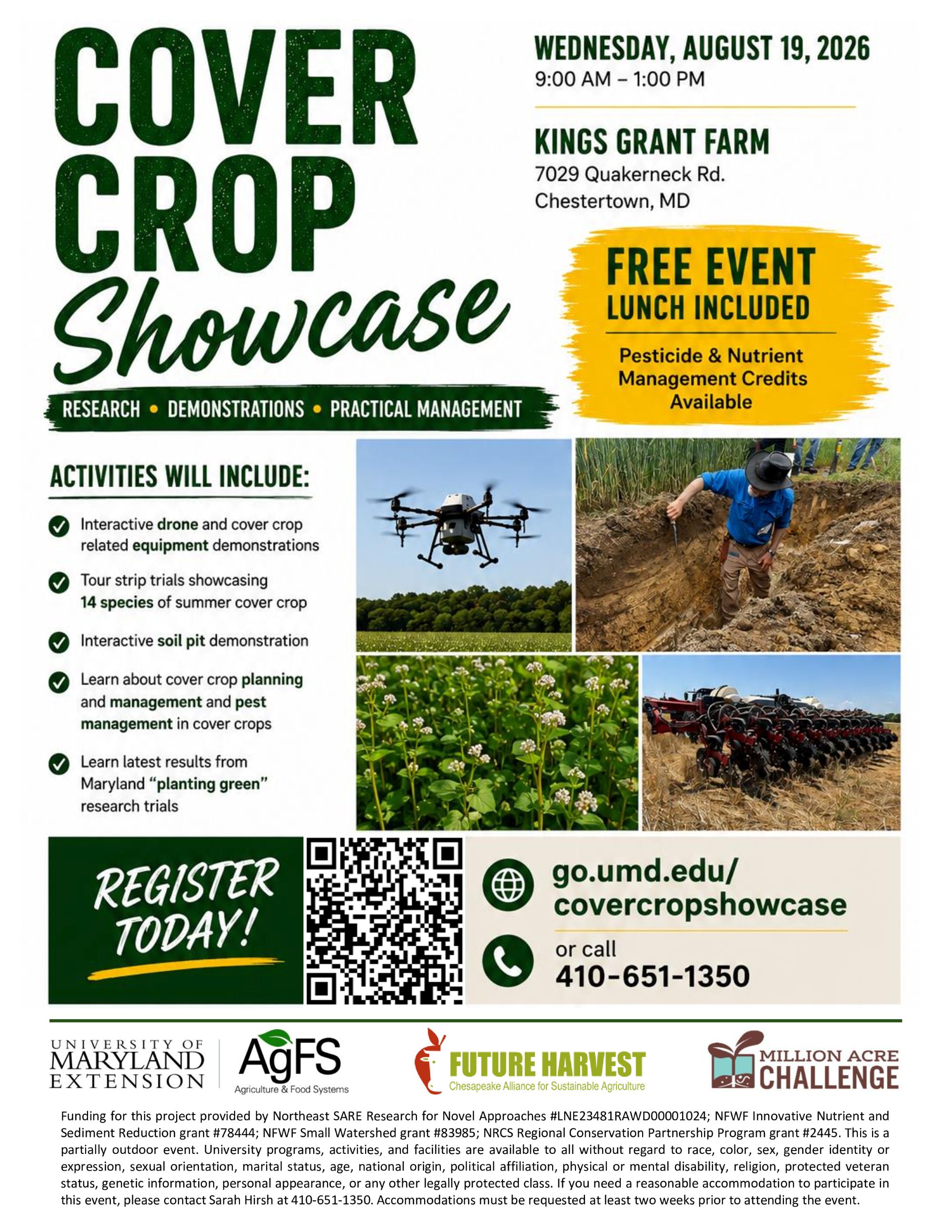 cover crop showcase flyer