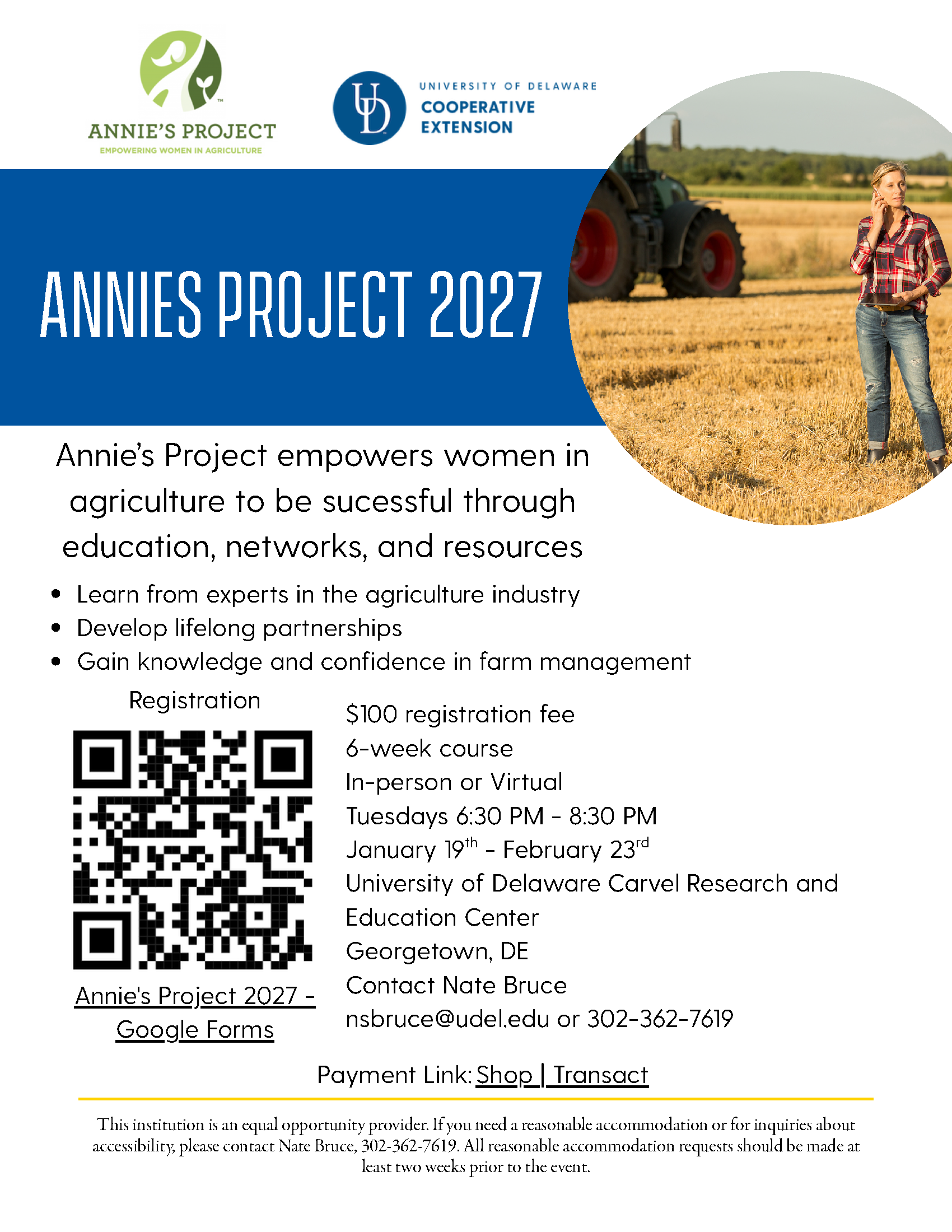Annie's Project Flyer