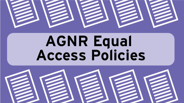 AGNR Equal Access Policie