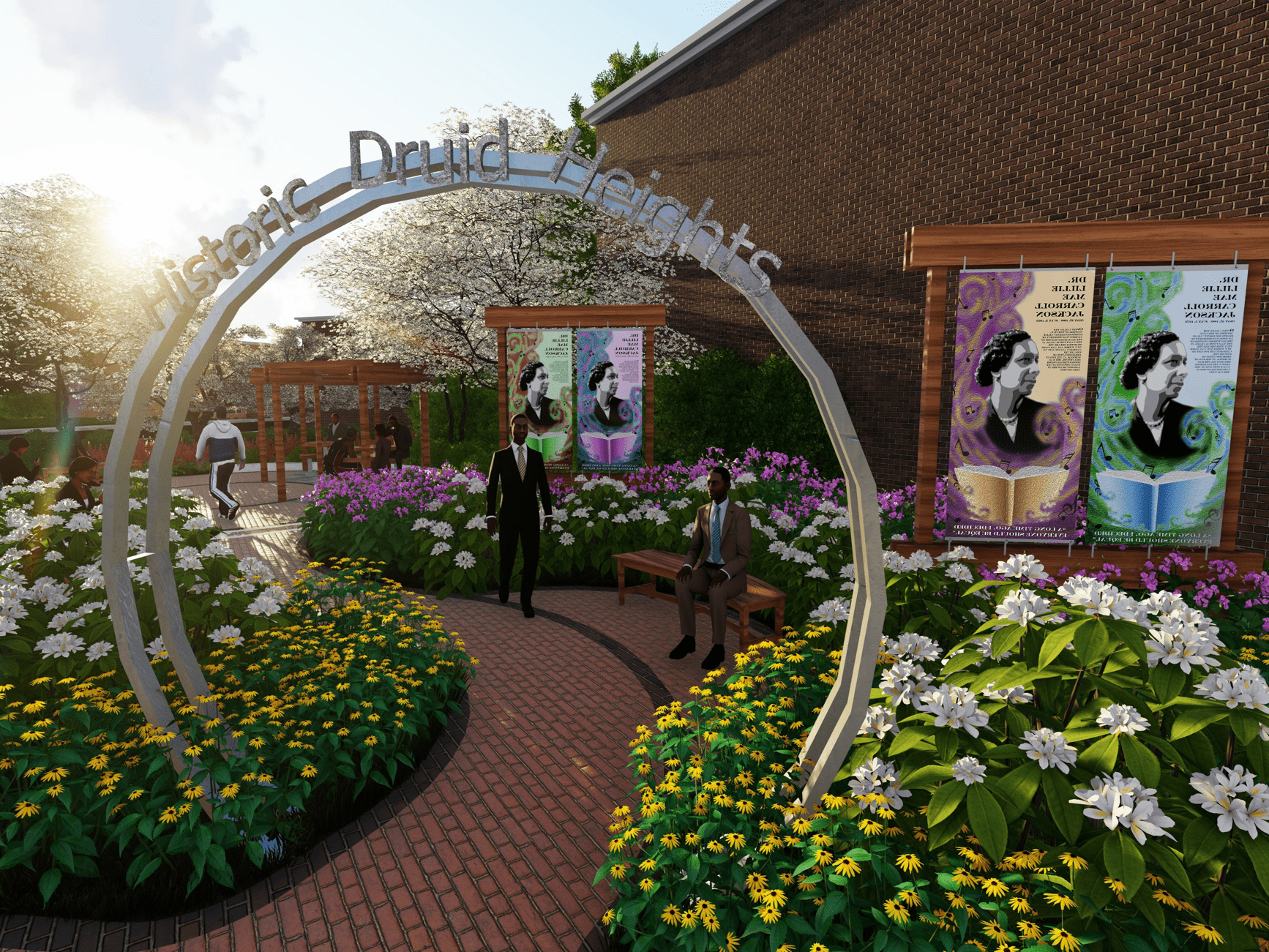 Design rendering for Archway Park