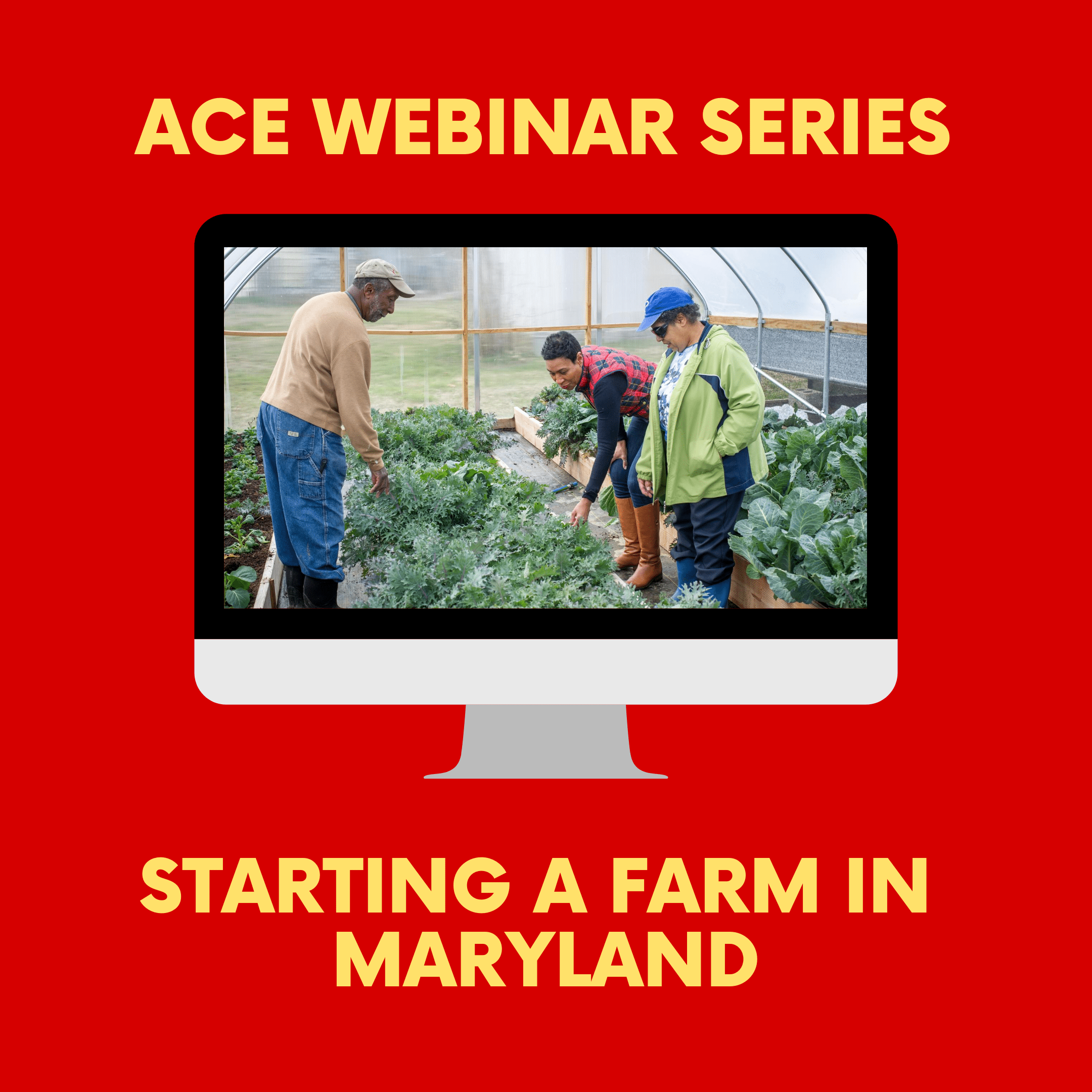 Starting a Farm in Maryland Webinar Flyer