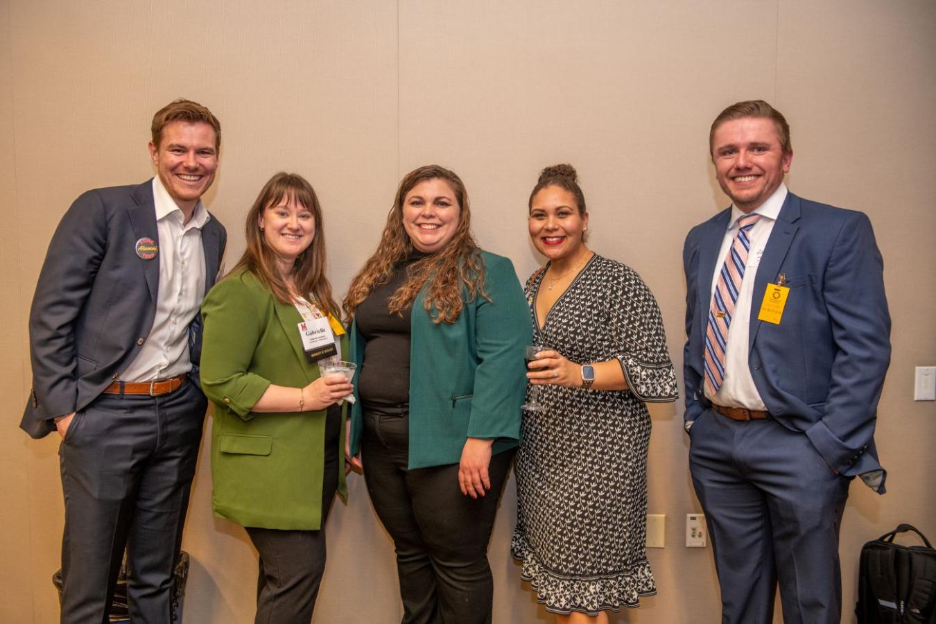 AGNR alums at an event